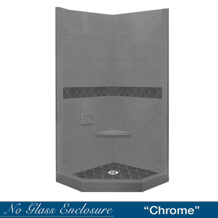 American Bath Factory Diamond Wet Cement Neo Shower Enclosure Kit