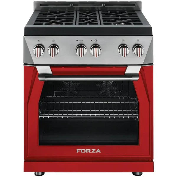 Forza 30" 5.2 cu. ft. Stainless Steel Pro-Style Gas Range - FR304GN