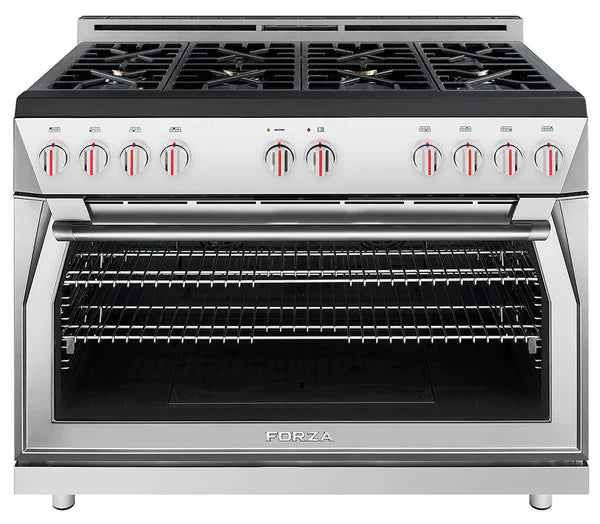 Forza 48" 7.8 cu. ft. Stainless Steel Pro-Style Gas Range - FR488GN