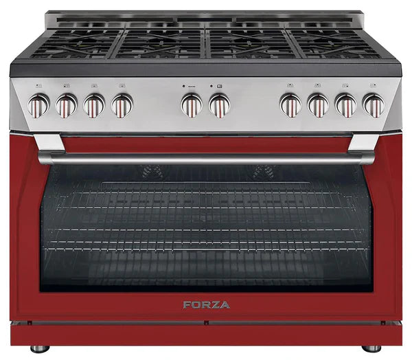 Forza 48" 7.8 cu. ft. Stainless Steel Pro-Style Gas Range - FR488GN